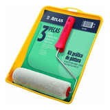Kit Pintura 3 Peças 1001 Pincéis Atlas C 4 Kits