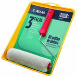 Kit Pintura 3 Peças 1001 Pincéis Atlas C 7 Kits