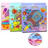 Kit Pintura 3 Telas Desenho Colorir Arte Adesivo 5d Diamante