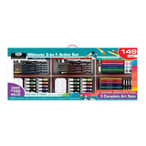 Kit Pintura Acrílica Desenho E Aquarela Royal C 149 Pçs