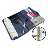 Kit Pintura Antirrespingo Econômico Com Rolo Bandeja Tigre