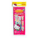 Kit Pintura Aquarela Colorir Hello Kitty Pincel Desenhos