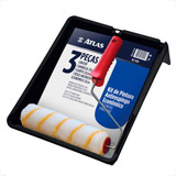 Kit Pintura Atlas Antirespingo Economico 3pç Bandeja Garfo R
