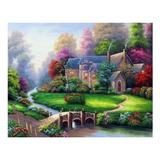 Kit Pintura De Diamante 5d Diy 35x45 No Brasil Castelo Disne