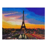 Kit Pintura De Diamante 5d Diy 40x30 Torre Eiffel Wg09