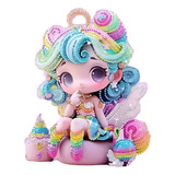 Kit Pintura Diy De Diamante 5d Menina Princesa Ice Creme