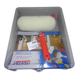 Kit Pintura Parede Com 3 Peças 1 Rolo De Lã Bandeja 1 Cabo