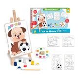 Kit Pintura Pets Desenvolvimento Artistico Nig Brinquedos