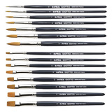 Kit Pintura Pinceis Giotto Aquarela Guache Acrílica Oleo