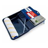 Kit Pintura Rolo Antirespingo suporte bandeja Tigre 1576