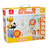 Kit Pintura Telas P Crianças Colorir Mini Pintor Tintas