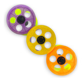 Kit Pipa 3 Carretilhas De Plástico Reforçado 21cm 8 Média