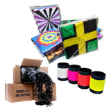 Kit Pipa 50 Raias 12 Latas De Linha E 50 Metros De Rabiola