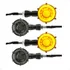 Kit Pisca Led Custom Redondo Com Angel Eyes Anjo Milha Farol