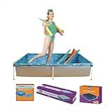 Kit Piscina Estrutural Mor 1500 Litros Azul Capa Forro