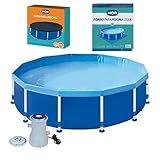 Kit Piscina Redonda Estruturada 5500 Litros