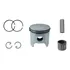 Kit Pistão 60cc Com Rolamento Mobilete Bikelete Caloi Monark