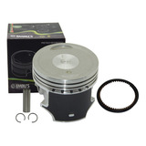 Kit Pistão Anéis 0 50 Suzuki Burgman 125 Injetada 2011 2015
