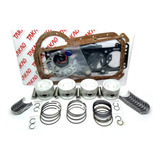 Kit Pistão Anéis Bronzina Juntas Vw 1 8 Ap Gas 85 96 Gol