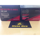 Kit Pistão Anéis Honda Crf 230 3mm Comando Bravo