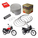 Kit Pistão Anéis Kmp Rik Honda Cg 160 Bros 160 0 25 Moto