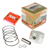 Kit Pistão Anéis Kmp rik Yamaha Xtz Ybr 125 4mm Competição