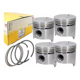 Kit Pistao Anel Fiat 1 0 Gas Uno Mille Carburado 060