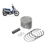 Kit Pistão Biz 125 Modelo Original C anel Rik Std Ate 1 00