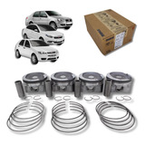 Kit Pistão E Anel 0 40 Fiat Siena 1 0 8v Flex 2006 A 2016