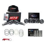 Kit Pistão Forjado Afp Ap Bielas Mtr 144mm Pino Anel