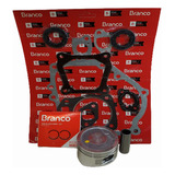 Kit Pistão Std Juntas Para Motor B4t 6 5hp Branco 19815360