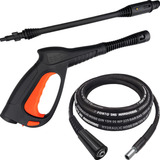 Kit Pistola 5mt Mangueira Aço Lavadora Electrolux Power Wash