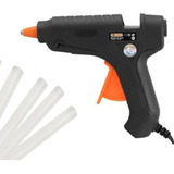 Kit Pistola Aplicador Cola Quente Refil Bastão 12mm Silicone