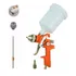 Kit Pistola De Pintura Hvlp P827 Plus Automotiva Com 2 Bicos 1,4 Mm E 1,7 Mm Intech Machine