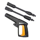 Kit Pistola Gatilho Com Extensor Baioneta E Lança Bico Leque Para Lavajato WAP Diamante