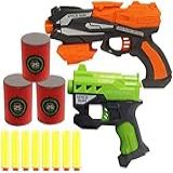 Kit Pistolas Air Gun Com Munições E Alvos Zoop Toys