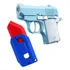 Kit Pistolinha De Brinquedo E Faca Anti Estresse Fidget Toy