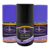 Kit Piu Bella Gel Base E Primer Sem Ácido E Regulador Ph 10m