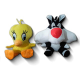 Kit Piupiu E Frajola Pelucia 25cm Looney Tunes Antialergico