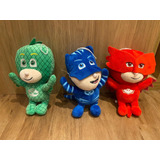 Kit Pj Masks Com 3 Personagens De Pelucia