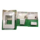 Kit Placa 4x2 Tomada Br 10 2 Modulos Cego Unica Plus