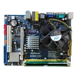 Kit Placa 775 Intel Dual Core Memória 4gb Ram Cooler