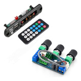 Kit Placa Decodificadora Bluetooth E Amplificador 2x80w Rms