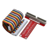 Kit Placa Expansão Gpio 40p Cabo Compativel Com Raspberry