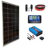 Kit Placa Fotovoltaica Solar 150w Inversor Controlador 30a