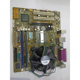 Kit Placa Mãe 775 Ipm41-d3 Ddr3 +2gb Pentium Dual Core E5700