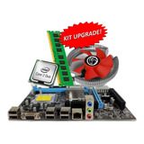 Kit Placa Mãe 775 + Mem 4 Gb Ddr3 + Proc Core 2 Duo + Cooler