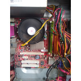 Kit Placa Mãe 775 Posmiq35af core2 Duo E8400 2gb Ram cooler