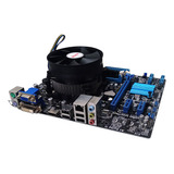 Kit Placa Mãe Asus H61m a br I3 2120 4gb Ddr3 Hdmi S espelho