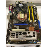 Kit Placa Mae Asus P5kpl 1600 Extreme 4gb core E7500 S vid